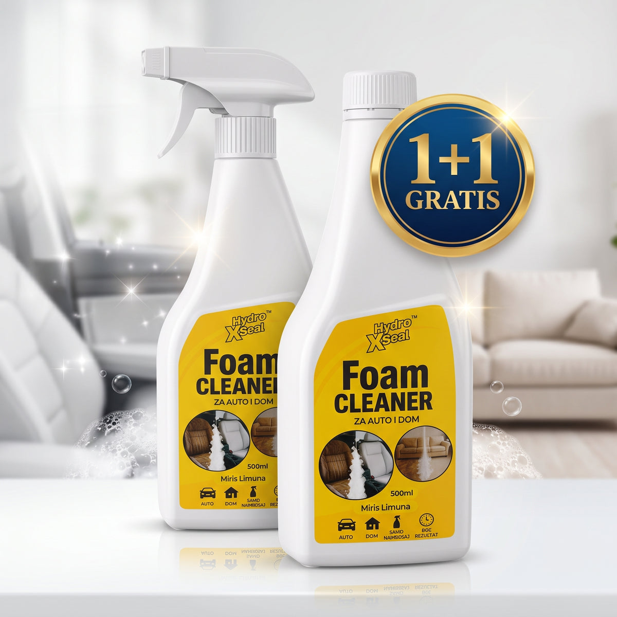 Moćna Univerzalna Pena za Čišćenje 1+1 GRATIS